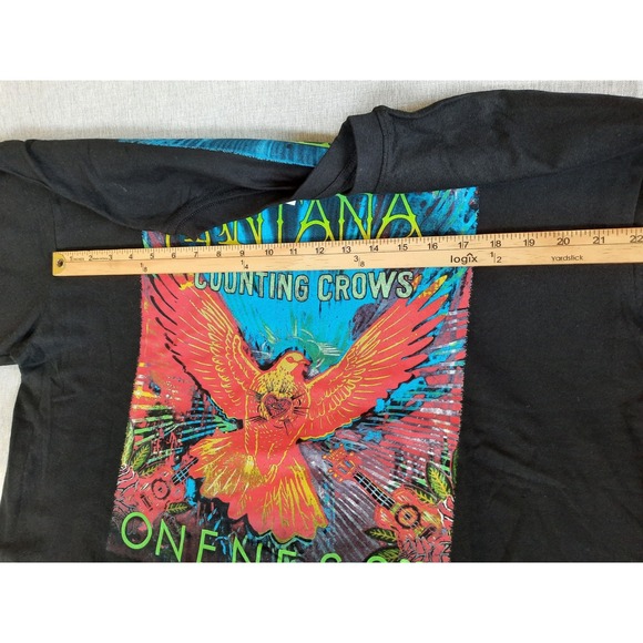 Basic Blanx Men 2XL Santana Counting Crows Oneness 2024 Tour Art Logo T-Shirt SS - Picture 3 of 7
